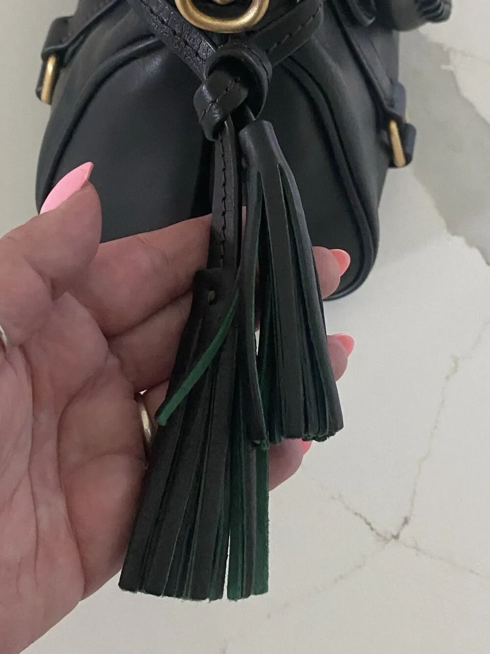 NWOT Dooney & Bourke Black Mini Florentine Satchel